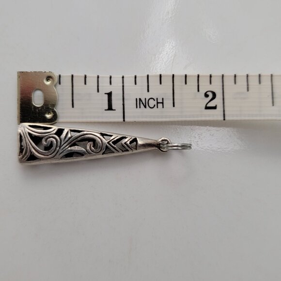 Vintage Sterling Silver Pendant From Bali - Picture 5 of 5